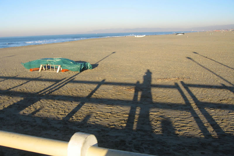 Forte dei Marmi, la spiaggia in inverno